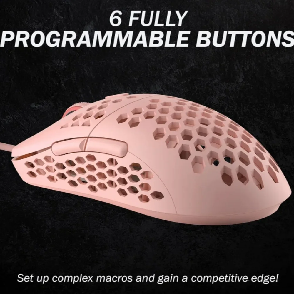 Ultra Lightweight Gaming Mouse, Honeycomb Shell
